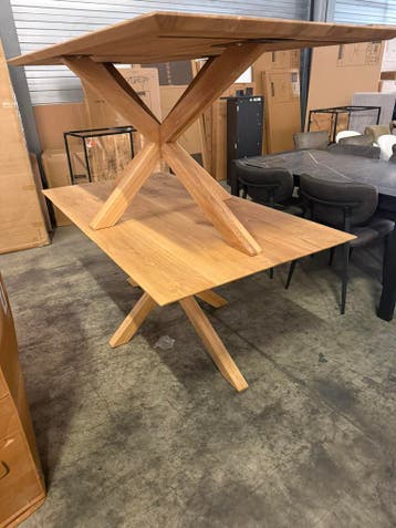 Nottingham eettafel Deens ovaal, eikenhout (nieuw, outlet), Nieuw, Eikenhout