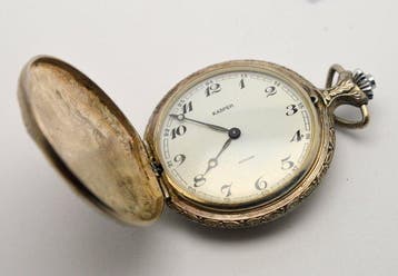 Kasper - Incabloc pocket watch - Hunters theme - 1970-1979