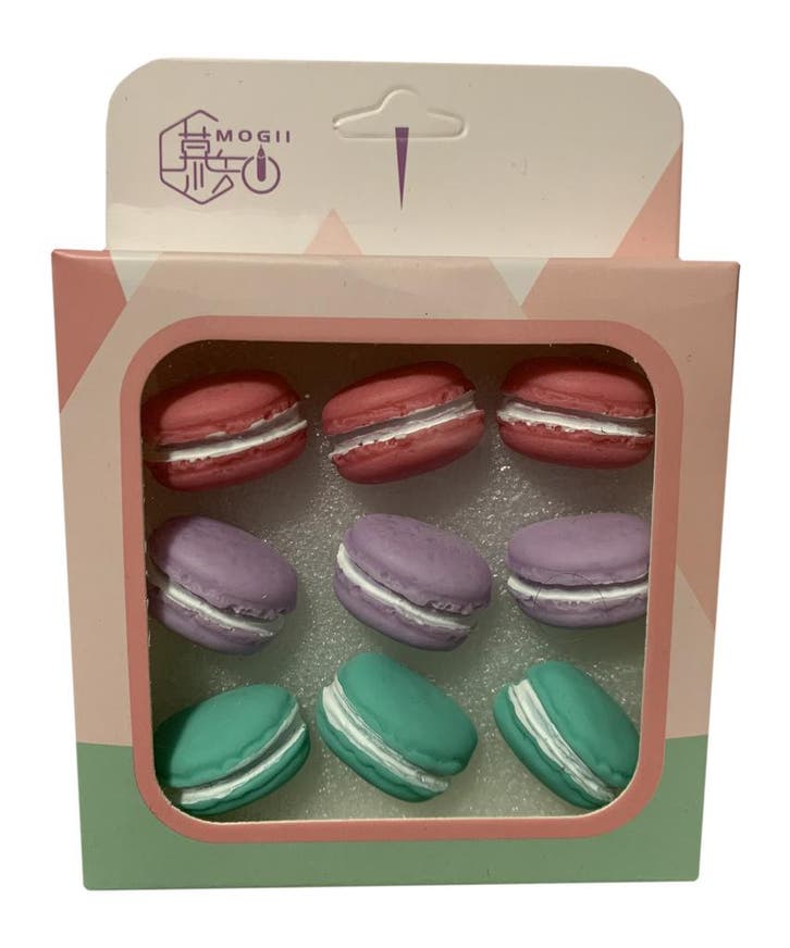 Set van 9 leuke punaises in een doosje (model: macarons), Bricolage & Construction, Outillage | Autres Machines, Envoi