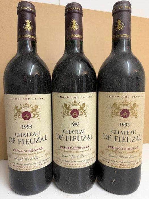 1993 Château de Fieuzal - Pessac-Léognan Grand Cru Classé -, Collections, Vins