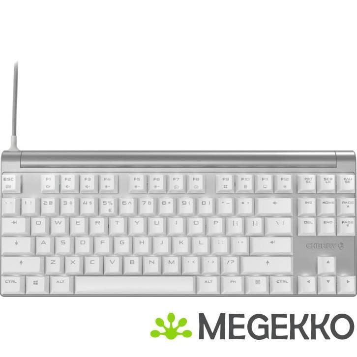 Cherry MX Board 8.0 RGB Wit Cherry MX Red, Computers en Software, Toetsenborden, Nieuw, Verzenden