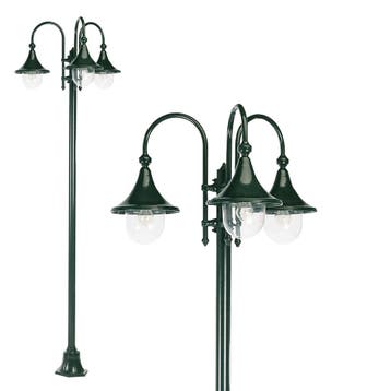 Tuinverlichting klassiek Handgemaakte 3-Lichts Lantaarnpaal, Tuin en Terras, Verzenden, Nieuw