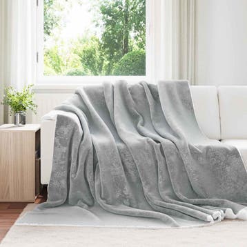 vidaXL plaid Grijs 240 x 270 cm 3.17 kg Fleece, Verzenden