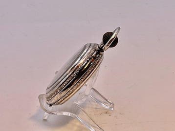 Cilindro Patent Remontoir . Argento . Quadrante bicolore ., Nieuw