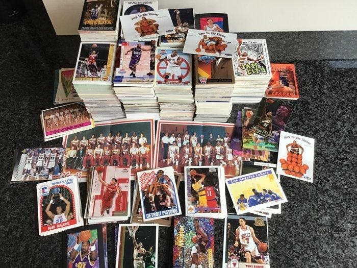 From 80s to present Fleer , Hoops , Panini , Upper deck NBA, Collections, Autocollants