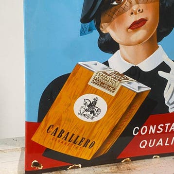 CABALLERO - Reclamebord - 30x20cm - Gemaakt van een dikke