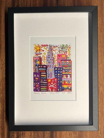 James Rizzi (1950-2011) - Skyline, Antiek en Kunst