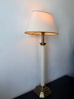 Kullmann Lampen - Lampadaire colonne - Laiton, Textile -