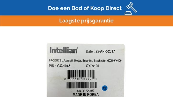 Bieden: Intellian GX-1045 AZ Drive Motor-Encoder-Bracket, Watersport en Boten, Navigatiemiddelen en Scheepselektronica, Ophalen of Verzenden