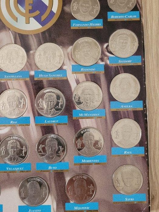 Real Madrid - Volledige collectie zilveren munten, Verzamelen, Overige Verzamelen
