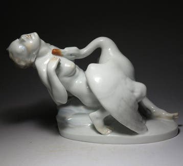 Herend - István Lrinc (1901–1985) - sculptuur, Art Deco