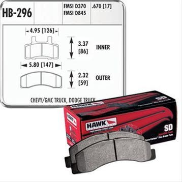 HAWK Superduty Brake Pads Front RAM 2500/3500 94/99, Ophalen of Verzenden, Nieuw
