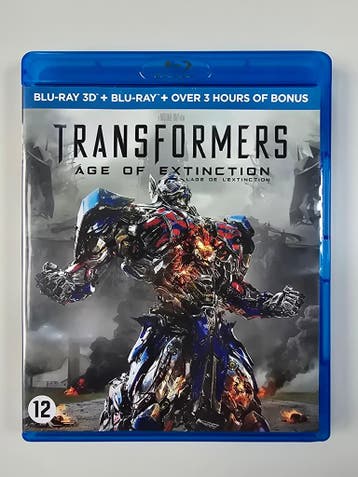 TRANSFORMERS AGE OF EXTINCTION (3D + 2D) (BLURAY), Cd's en Dvd's, Gebruikt