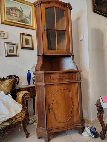 Armoire dangle (2) - Bois de pin - Publicité mobile en coin
