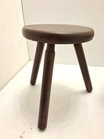 Tabouret - Bois - Deux tabourets de traite