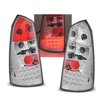 Feux Arrière Pour Ford Focus Mk1 98-04 Tournier Led Chromé, Verzenden