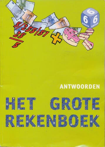 Het grote rekenboek Antwoorden groep 6, Boeken, Verzenden, Nieuw