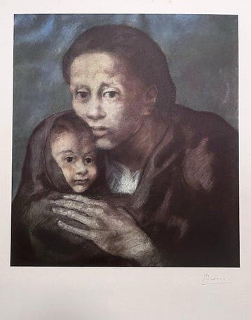 Pablo Picasso (1881-1973) - Maternité (handsigned)