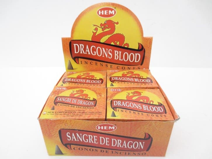 HEM Dragons Blood Wierook Kegels / Cones - Voordeelbox (..., Maison & Meubles, Accessoires pour la Maison | Autre, Enlèvement ou Envoi