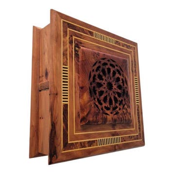 Boîte à bijoux - Boîte à bijoux marocaine en thuya faite à