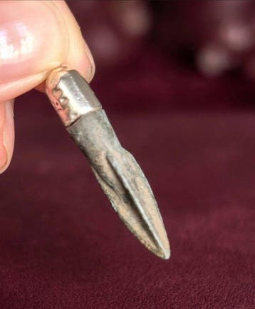 Oud-Grieks gepatineerd brons Arrowhead (Zonder minimumprijs)