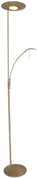 2dekans | Vloerlamp Steinhauer Zenith LED - Messing, Ophalen of Verzenden