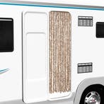 vidaXL Vliegengordijn 56x200 cm chenille beige en, Verzenden, Nieuw