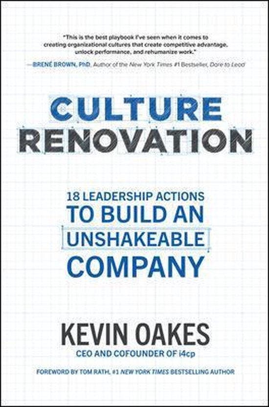 Culture Renovation: 18 Leadership Actions to Build an, Boeken, Taal | Engels, Gelezen, Verzenden