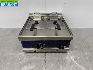 RVS Virtus Dubbele Friteuse 2 x 10 liter 400V Horeca, Ophalen of Verzenden, Nieuw in verpakking