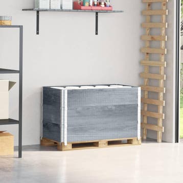 vidaXL Palletopzetranden 3 st 100x50 cm massief grenenhout, Verzenden