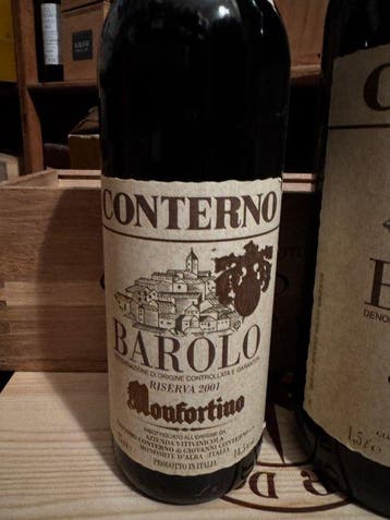 2001 Giacomo Conterno Monfortino - Barolo Riserva - 2x75cl,