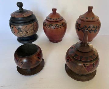 In de stijl van de Amsterdamse school - Boîte (5) - Bois -