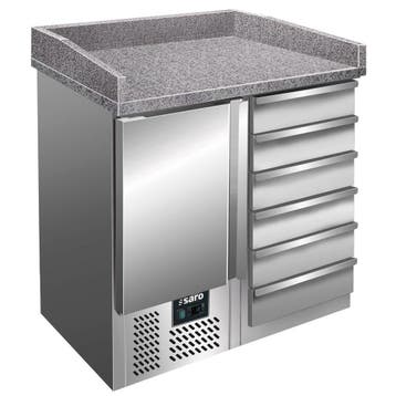 Pizzawerkbank | 109L | 1 Deur (1/1 GN) + 6 Deegladen, Verzenden, Nieuw in verpakking