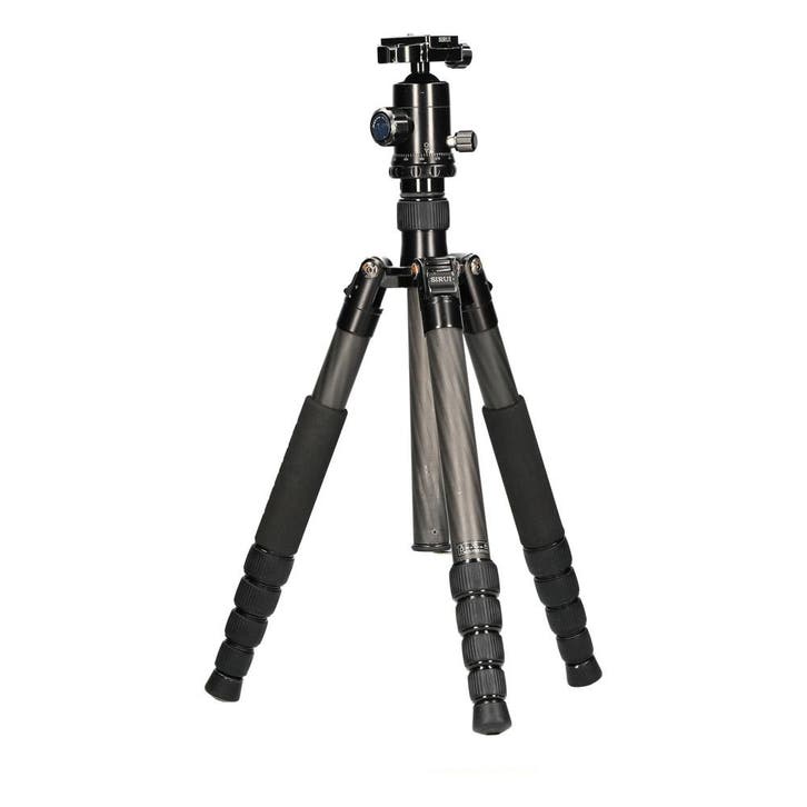 Sirui T-1204X Traveller Statief + E-20 balhoof met garantie, Audio, Tv en Foto, Fotografie | Statieven en Balhoofden, Gebruikt