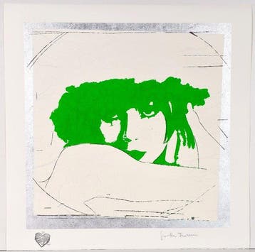 Giosetta Fioroni (1932) - Doppio Liberty Verde Luminoso