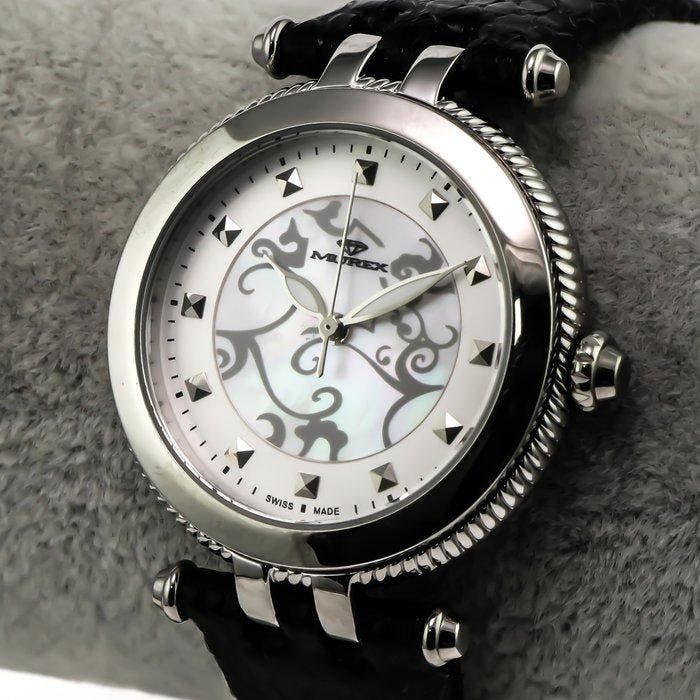 Murex - Swiss Made Watch - MUL530-SL-7 - Black Strap - Sans, Handtassen en Accessoires, Horloges | Heren