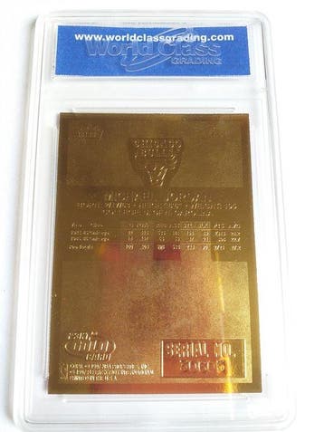1998 Skybox 23KT Gold, NBA Champions Michael Jordan 1986, Nieuw