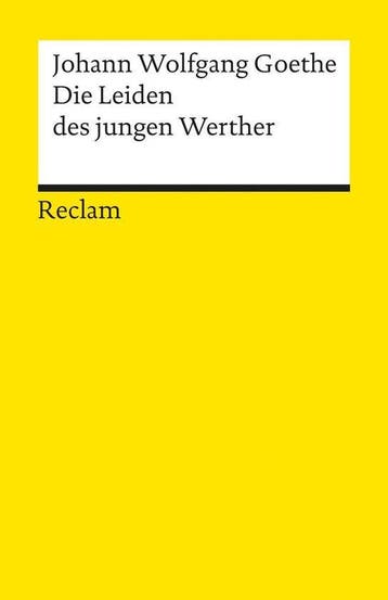Die Leiden Des Jungen Werther - Goethe, Verzenden, Nieuw