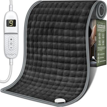 Warmtekussen - Elektrisch kussen - 30x60 cm - Antraciet - Si, Maison & Meubles, Verzenden