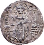 . Servië King Stefan Uros II. Milutin. Dinar 1282-1321