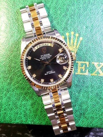 Tudor - Prince Oyster Date+Day - Zonder minimumprijs - Ref.