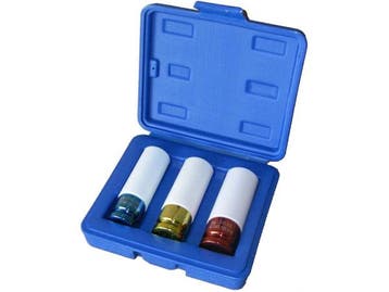 Veiling - Doppen set 3-delig maten 17,19 en 21 mm, Doe-het-zelf en Bouw, Gereedschap | Handgereedschap, Nieuw