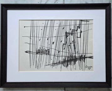 Corneille (1922-2010) - Abstracte voorstelling, Antiek en Kunst, Kunst | Schilderijen | Modern
