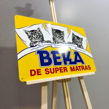 Beka De Super Matras Vintage Sign – 60 × 40 cm – Cuite à