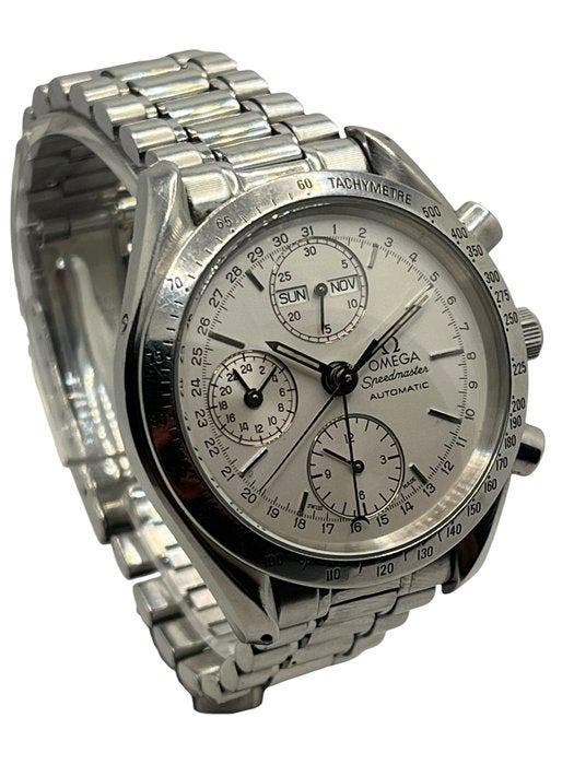 Omega - Speedmaster Day Date Triple Date - Automatic -, Handtassen en Accessoires, Horloges | Heren