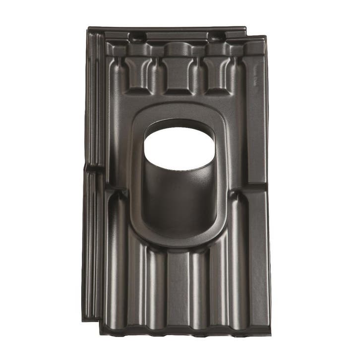 Kunststof dakpan Mulden Vlak 4-pans voor doorvoer 166, Doe-het-zelf en Bouw, Ventilatie en Afzuiging, Nieuw, Verzenden
