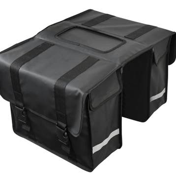 Strex Dubbele Fietstassen Waterdicht – 40 Liter – Zwart, Fietsen en Brommers, Verzenden, Nieuw, Strex
