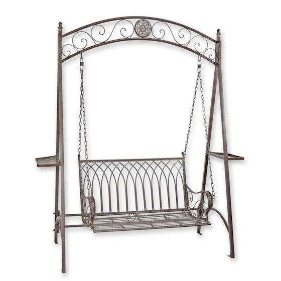 XL Swing Bench - Bank - Metaal, Antiquités & Art, Curiosités & Brocante