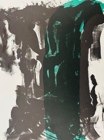 Per Kirkeby (1938-2018) - Sans-titre - Lithographie