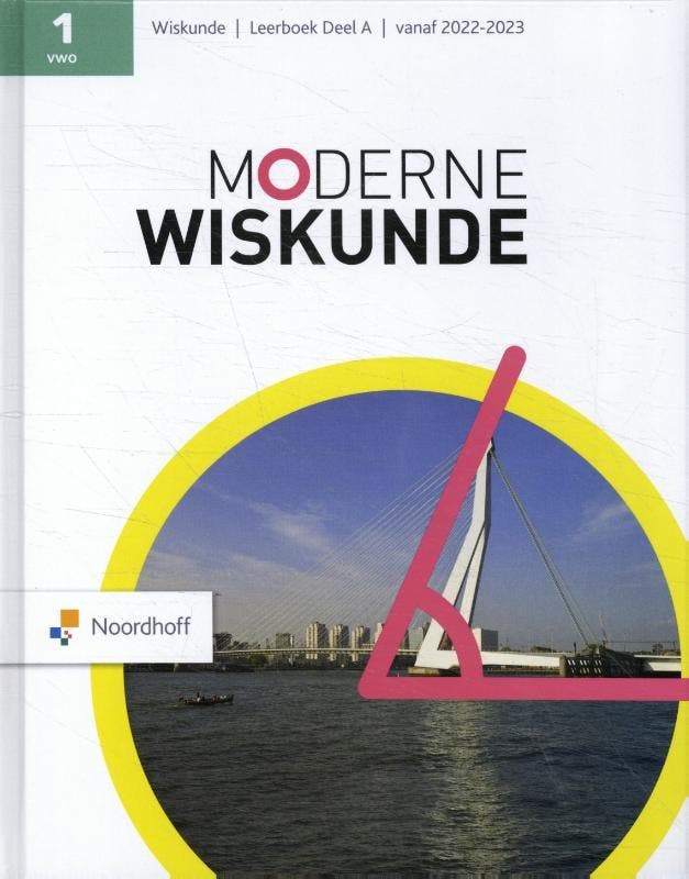 Moderne Wiskunde deel a vwo 1 2022-20223 leerboek, Livres, Science, Envoi